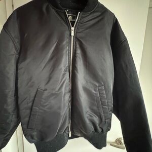 Darc Sport Classic Black Bomber Jacket